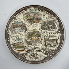 Vintage IDAHO THE GEM STATE Souvenir Collector’s Plate picture