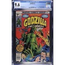 Godzilla (1977) #1 CGC 9.6 NM+ NEWSSTAND 1ST APPEARANCE IN US COMICS RARE picture