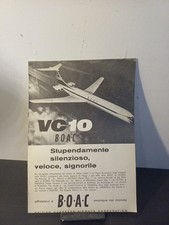 1965 Boac Super VC 10 - Original AD Advertising Advertising Vintage picture