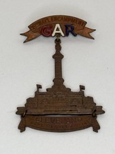 1901 35TH National Encampment Cleveland GAR Medal Civil War Veteran Grand Army picture