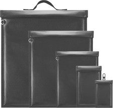 5 Pack Faraday Bags for Laptops & Tablets & Phones & Car Keys, Faraday Bag EMP picture