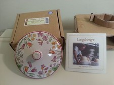 Longaberger 2011 Mother's Day Basket Pottery Lid Only picture