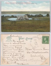 1910 Sheldrake Springs Cayuga NY Golf Course Water Drive Postcard picture