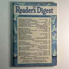 Readers Digest March 1943 On Being a Real Person by Harry Emerson Fosdick picture