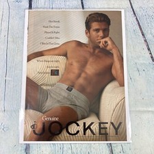 1994 Sexy Man Body Jockey Underwear Vtg Print Ad/Poster Promo Art Magazine Page picture
