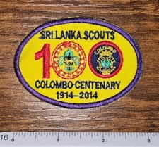 Sri Lanka Scouts 100th Anniversary Colombo Centenary 1914-2014 BSA Patch picture