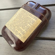 VINTAGE SOVIET RUSSIAN ARMY ANTI CHEMICAL BAKELITE BOX CONTAINER picture
