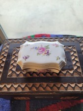 Antique porcelain Meissen Porcelain Jewelry trinket Box w/Lid picture