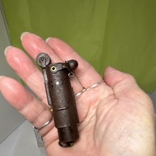 Vintage WW 2 Bowers Sure Fire Trench Lighter and Theodore Roosevelt Keychain picture