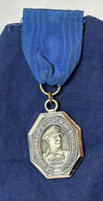 1966 Sons of the American Revolution Sterling Silver Patriot Medal Badge Named picture