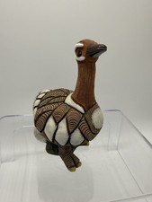 Vtg Casals Handmade Clay Artisan Pottery Ostrich Bird Figurine Peru picture
