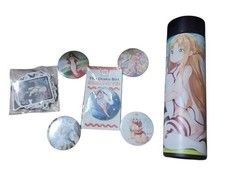 The Otaku Box Anime Tumbler And Button Pins Lot picture
