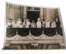 Original 1937 British Royalty Women Buckingham Palace Balcony Press Photo Acme picture