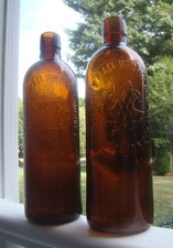 Antique PAIR-THE DUFFY MALT WHISKEY COMPANY-PAT'D AUG 24,1886 Medicinal Bottles picture