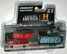 Rare Greenlight 1/64 1965 Ford Mustang Fastback & F-100 Hitch & Tow 14Y+ JAPAN picture