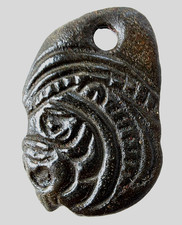 Ancient Certified Carthage Punic Carved Engraved Gemstone Pendant Seal Amulet picture