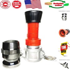 Durable 1.5 Inch NPSH Fire Hose Nozzle - Lightweight with Brass & ABS Materials picture