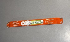VINTAGE 32” LIFESAVER CANDY DOOR PUSH BAR PORCELAIN SIGN CAR MOTORCYCLE GAS OIL picture
