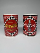 Vintage Cocoa Cola Salt and Pepper Shakers 1995 Set of 2 Made In China picture