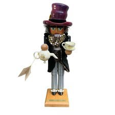 Steinbach Mad Hatter S858 Tea Party Nutcracker Signed Christian Steinbach w/COA picture