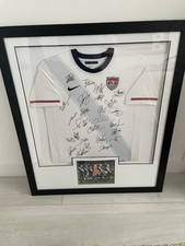 2010 USMNT Signed World Cup Jersey – Framed & Authentic picture