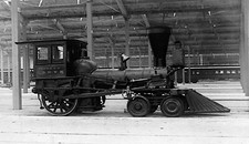 Pioneer CNW 4-2-0 First locomotive to run out of Chicago 1898 5 x 7 Photo picture