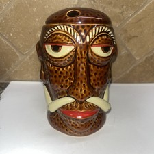 Vintage Bali Hai Restaurant San Diego CA Hawaiian Tiki Mug w/ Lid Stirrer picture