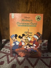 1996 Disney Mickey's Christmas Carol Book Vintage Disney Hardcover picture
