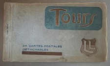 Postcard c1920 Tours France 24 Cartes Postales Detachables Booklet LL Series picture