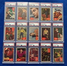 Lot of 15 Elvis Presley 1956 Topps Bubbles Cards All Graded PSA 5 (EX) picture