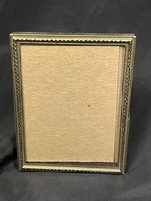 VINTAGE ETCHED BRASS PHOTO PICTURE FRAME 4.25 X 3.25” picture
