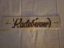 German Radeberger Rubber Bar Drip Spill Mat New Old Stock Oktoberfest Seit 1872 picture