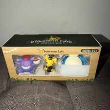 Pokemon Cafe Figure Gengar Snorlax Pikachu picture
