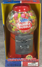 DUBBLE BUBBLE VTG Style Gumball Bank Machine for Kids – Sealed w/ 35pc Gum Balls picture