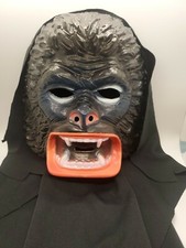  King Kong VTG Vintage Halloween Mask Ape Monkey Gorilla  picture