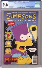 Simpsons Comics and Stories 1N.A Groening Newsstand CGC 9.6 1993 3742273004 picture