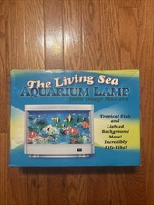 The Living Sea Aquarium Animated Lamp - Rotating Motion Fish Tank (New open box) picture