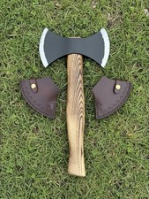 Hand Forged Viking Axe | High Carbon Steel Blade Double Edge blade. Heavy Duty picture