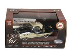 1/18 SCALE MODEL Highway 61 1959 Nash Metropolitan Police Car New In Box picture