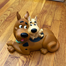  Scooby-Doo and Scrappy-Doo Coin Bank 1998-2000 Preowned  picture