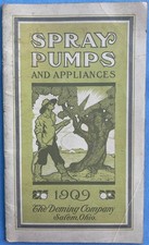 Vintage 1909 Deming Company Spray Pumps and Appliances Pamphlet Brochure Catalog picture