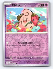 Cleffa 080/197 Common Obsidian Flames Pokemon Reverse Holo Moderately Played picture