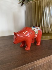 Handmade Swedish Dala Bear: Traditional Dalecarlian Decor picture