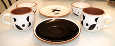 B3 vintage Stangl Pottery LYRIC 5 PC: 2 Cups - 2 Mugs - 1 Saucer - 1 B & B Plate picture