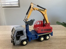 Yonezawa Diapet Isuzu Excavator Digger Truck Diecast Made in Japan US SELLER picture