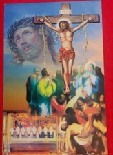 CHRISTIAN CATHOLIC. HOLY PICTURE - 5.5