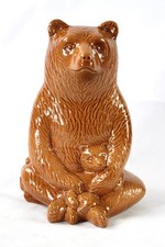 Frankoma Pottery Limited Edition Bear Family By Joniece Frank #280/2000 picture
