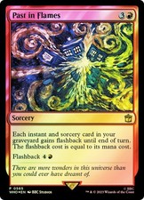 FOIL Past in Flames ~ Commander: Doctor Who [ NM ] [ Magic MTG ] picture
