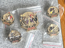 Aerosmith Aero Force Aeroforce One Fan Club Tour  Lapel Pins Full Set VERY RARE picture