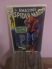 Marvel the Amazing Spider-Man 1969 Issue #75 Comic Book Death Without Warning picture